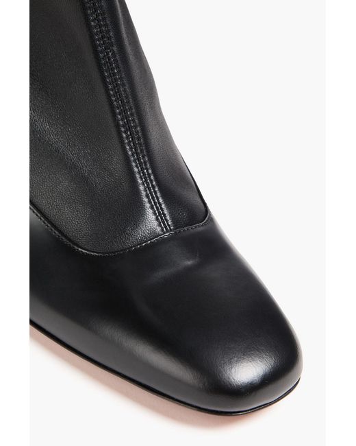 Zimmermann Black Embellished Stretch And Glossed-Leather Sock Boots