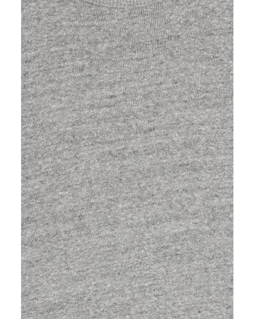 Nili Lotan Gray Judy Cotton-Jersey Maxi Dress