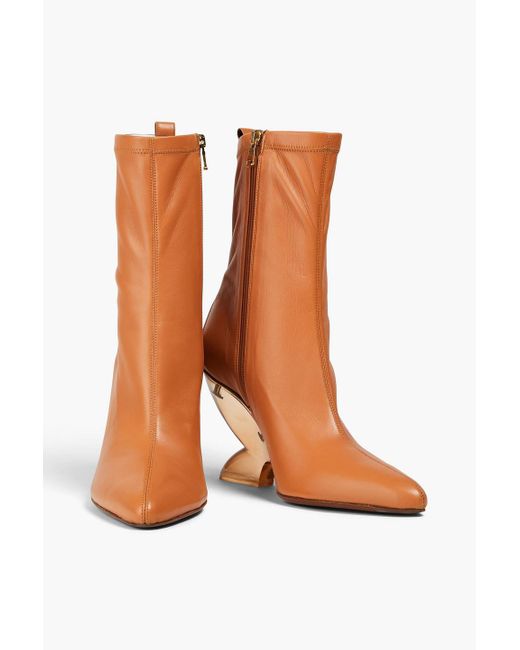 Zimmermann Brown Leather Ankle Boots
