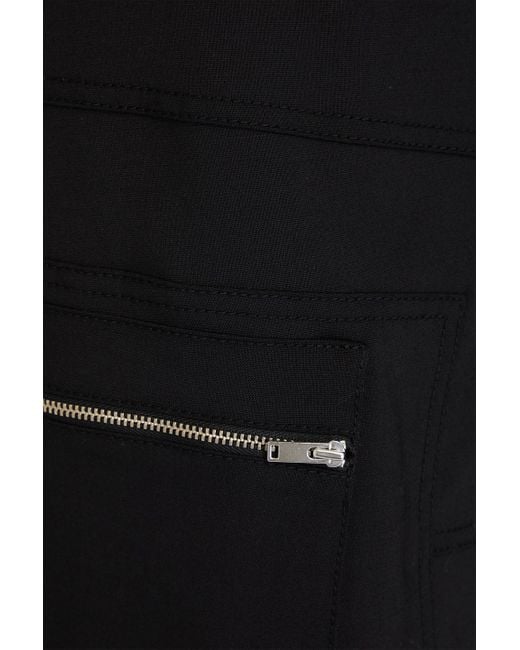 Jacquemus Black Stretch Wool-crepe Cargo Shorts for men