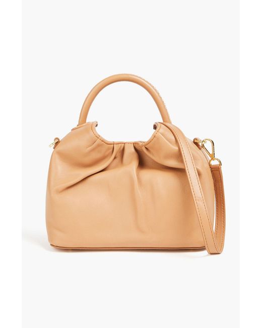 Elleme Natural Small Dumpling Leather Bucket Bag