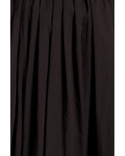 Totême  Black Cotton-blend Coat