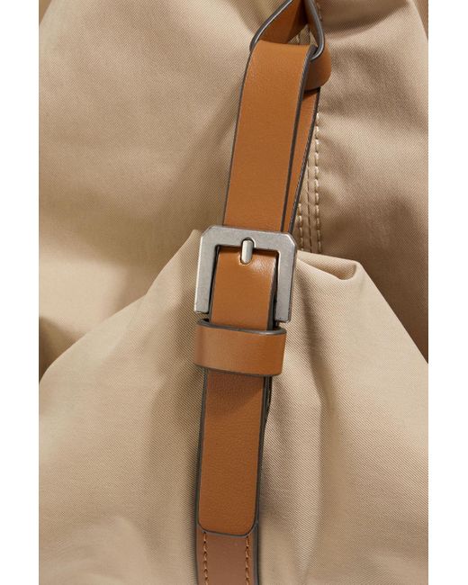 Paul Smith Natural Leather-Trimmed Twill Duffle Bag for men