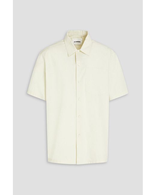Jil Sander Natural Cotton-poplin Shirt for men