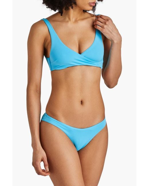 Melissa Odabash Blue Orlando tief sitzendes bikini-höschen