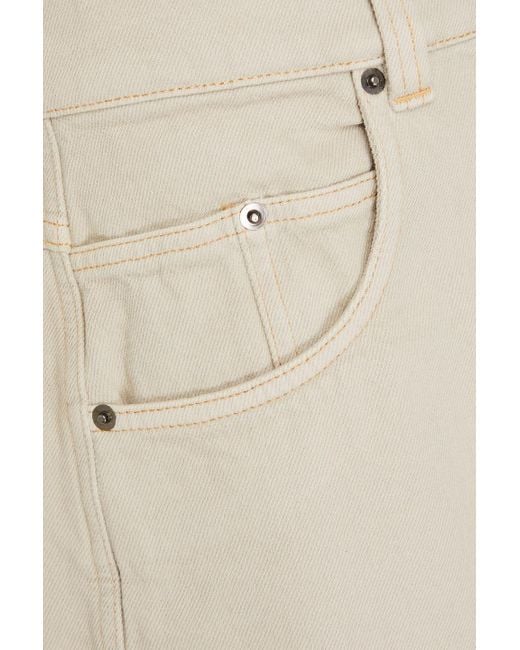 Jacquemus White Panni Denim Shorts for men