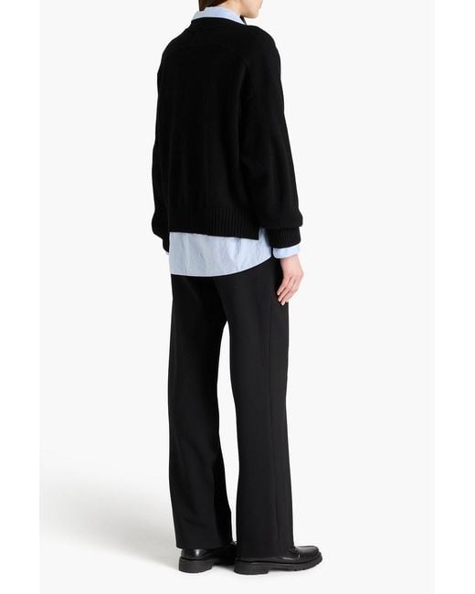 Loulou de Saison Black Kaia Cashmere Cardigan
