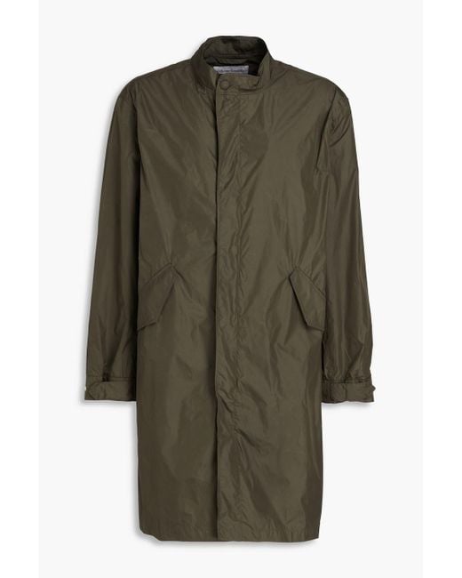 Officine Generale Green Shell Raincoat for men