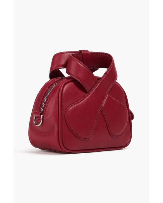 Courreges Red Schultertasche aus leder