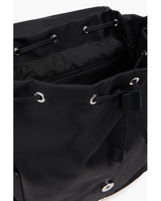 Ganni Black Bucky Shell Backpack