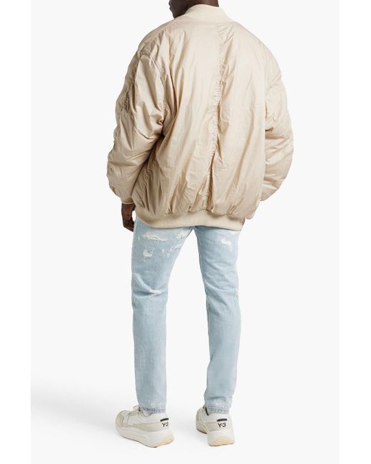 Isabel Marant White Kyam Padded Cotton-shell Bomber Jacket for men
