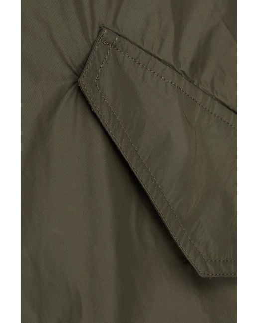 Officine Generale Green Shell Raincoat for men