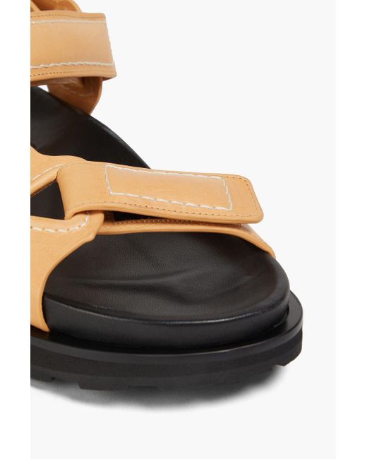 Jil Sander Natural Leather Sandals