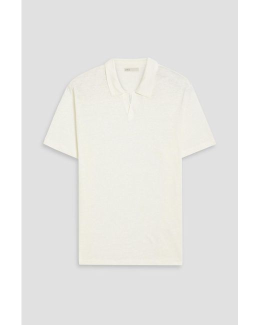 Onia Natural Shaun Linen-jersey Polo Shirt for men