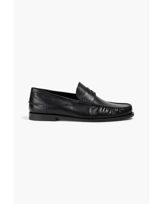 Bally Black Kebler Leather Penny Loafers for men