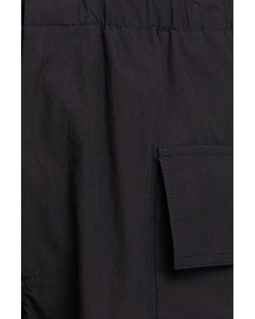 Jil Sander Black Cotton-Poplin Cargo Shorts for men