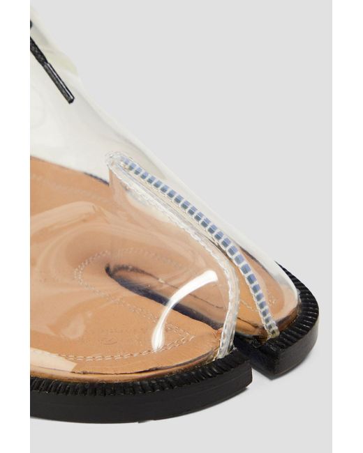 Maison Margiela White Tabi Split-toe Pvc Derby Shoes for men