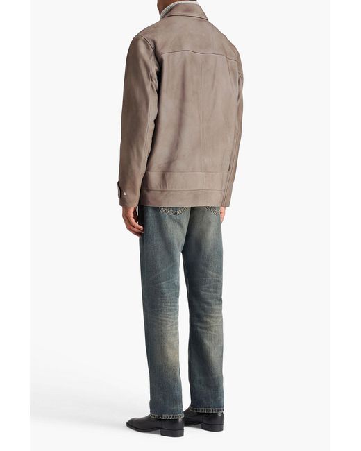 Rag & Bone Brown Pace Suede Jacket for men