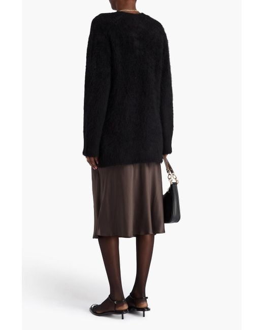 Loulou de Saison Black Goto pullover aus einer alpakamischung