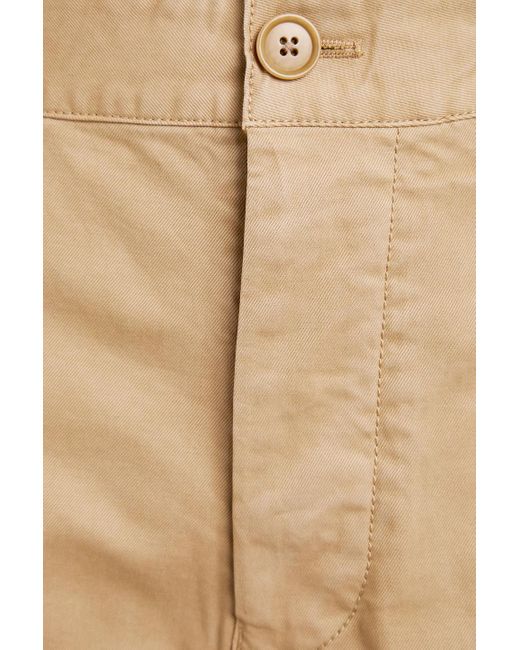 Alex Mill Natural Cotton-blend Gabardine Tapered Pants