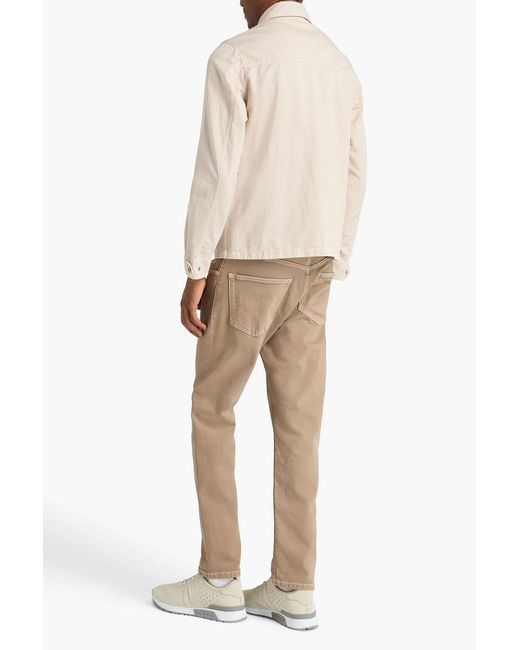 Herno Natural Cotton And Linen-Blend Overshirt for men