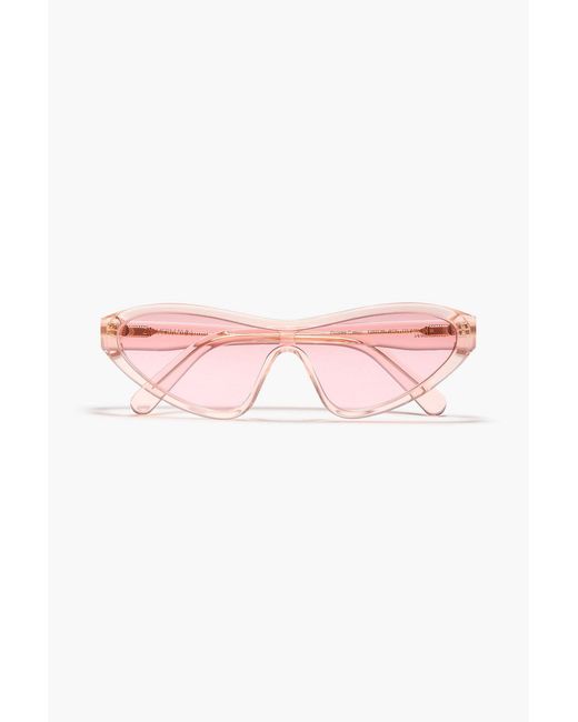 Zimmermann Pink Cat-Eye Acetate Sunglasses