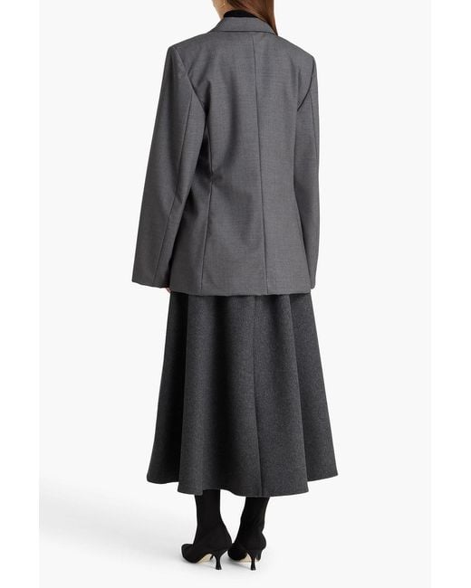 Rohe Black Wool-Blend Blazer