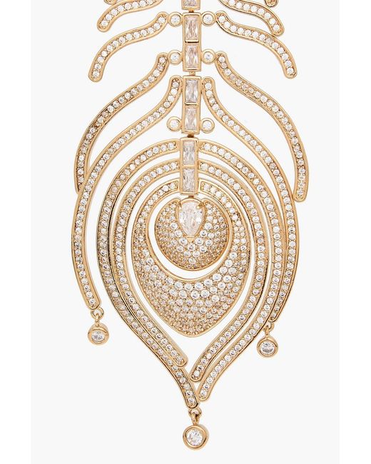 Zimmermann White Gold-tone Crystal Earrings