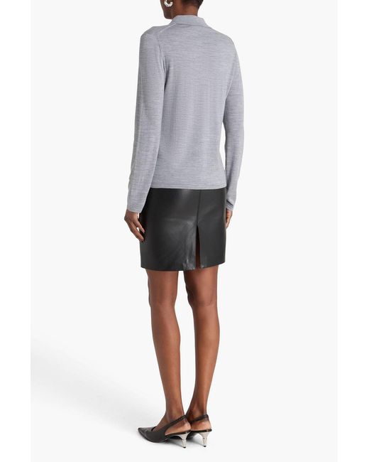 Theory Blue Wool Shirt