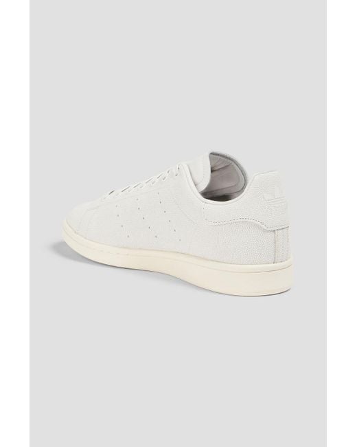 Adidas Originals White Stan Smith Recon Textured-leather Sneakers for men