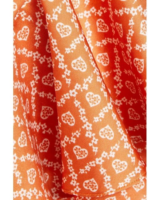 Sandro Orange Mini Dress
