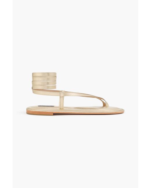 A.Emery White Elliot Leather Sandals