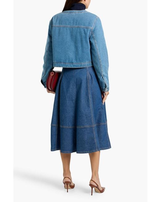 Veronica Beard Blue Brandy Denim Jacket