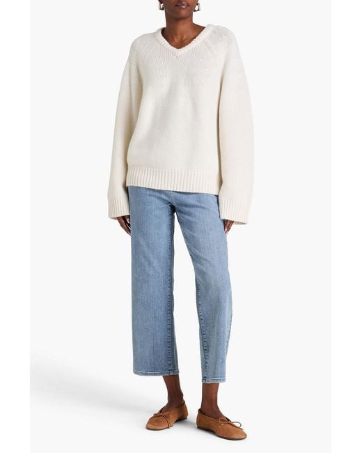 Lisa Yang White Cashmere Sweater