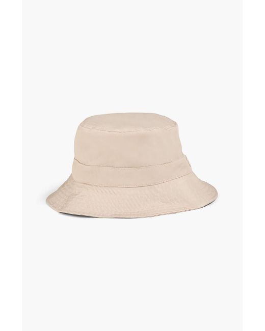 Ganni Natural Shell Bucket Hat
