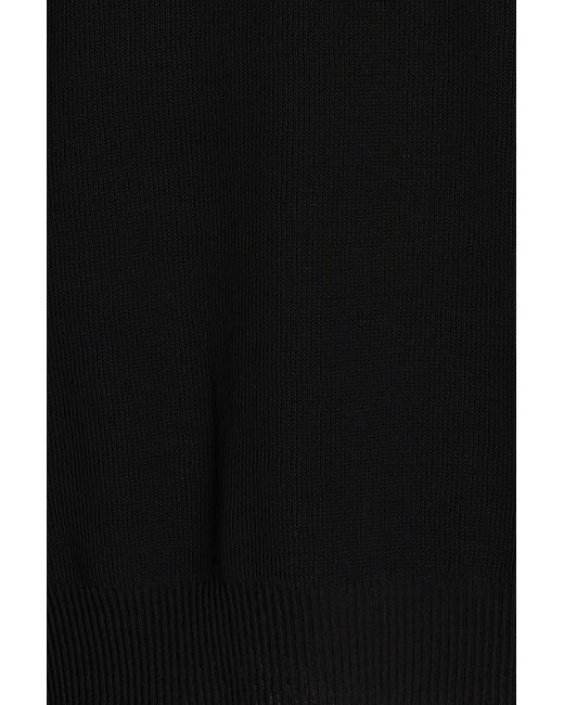 Y-3 Pullover aus einer baumwollmischung mit intarsienmuster in Black für Herren