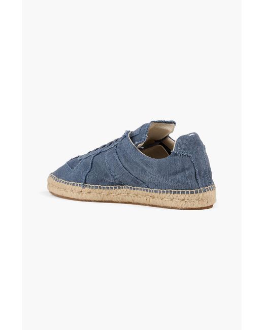 サンダル MAISON MARGIELA Powder Blue Canvas Espadrilles Maison Margiela Powder blue canvas espadrilles | wananluxury