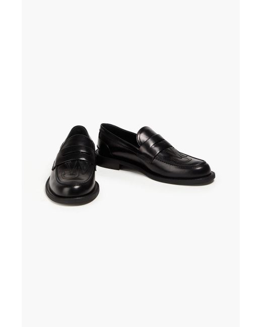 J.W. Anderson Black Leather Loafers