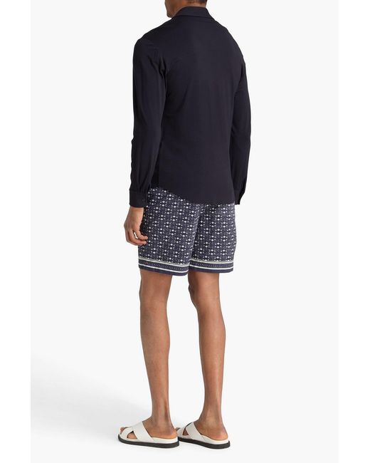 Sandro Blue Jersey Shirt for men