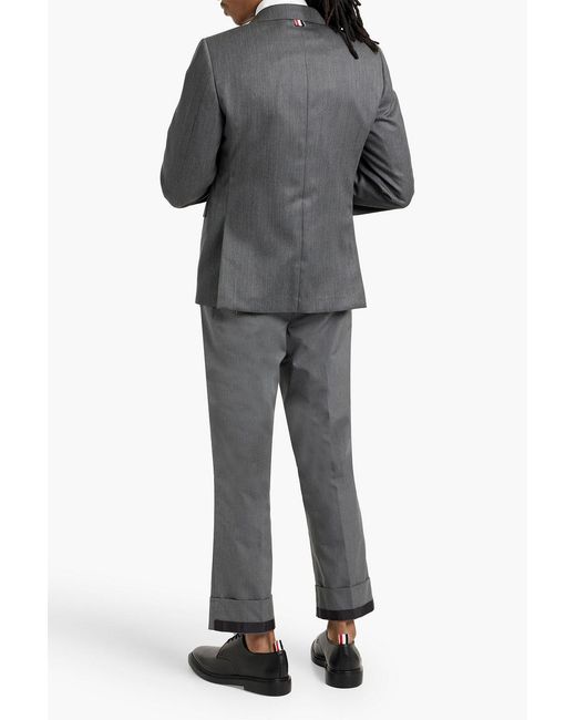Thom Browne Gray Wool Blazer for men
