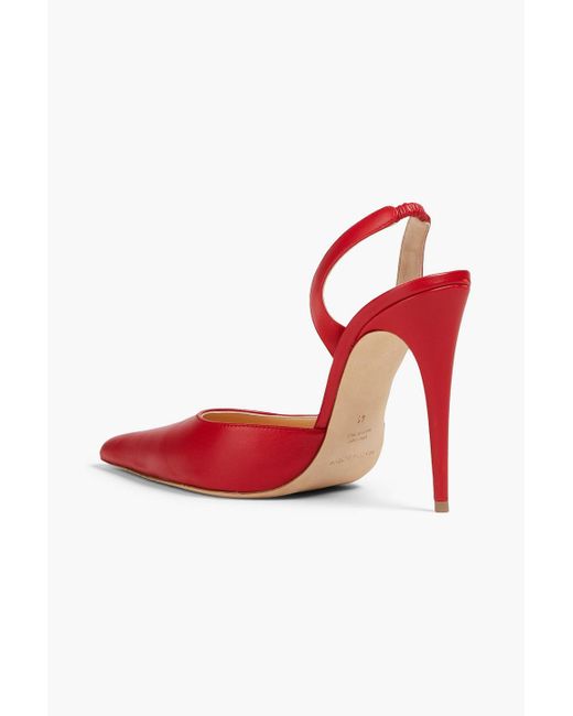 Magda Butrym Red Leather Pumps