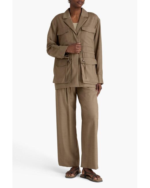 A.Emery Brown Bennett Wool Jacket