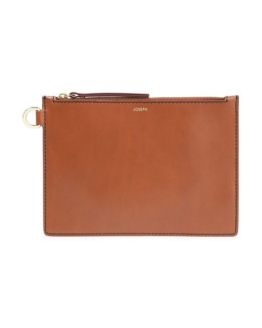 Joseph Brown Leather Pouch