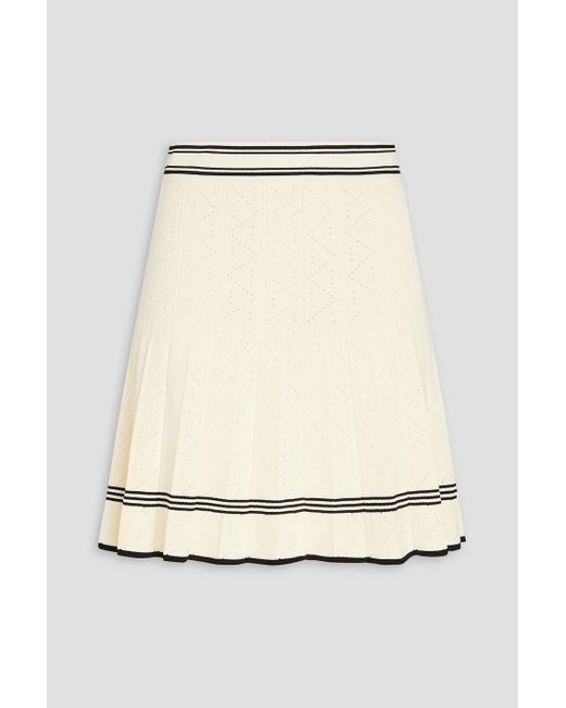 Sandro Natural Mini Skirt