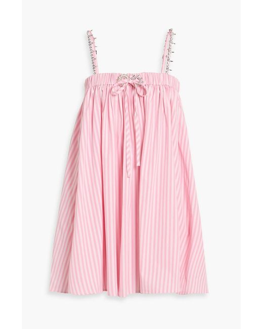 chinese dress ladies Light Pink Striped Sleeveless Fitted Maternity Midi Dress – PinkBlush main image 1