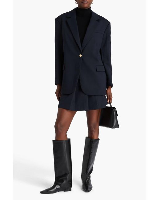Sandro Blue Twill Blazer