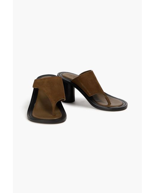 A.Emery Brown Hardie Suede Sandals