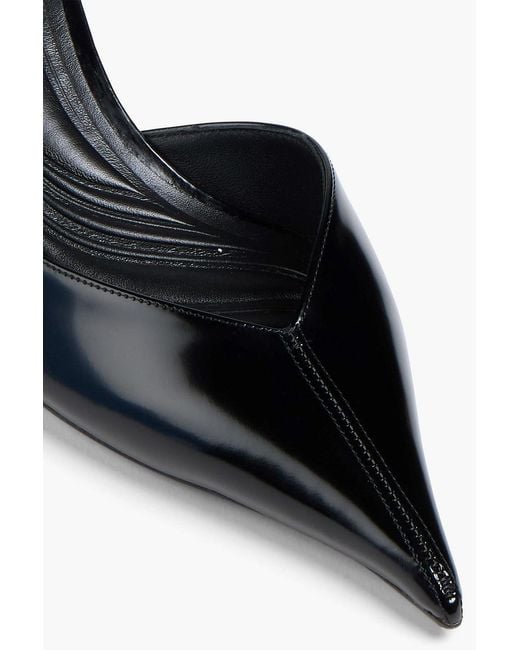 Mugler Black Leather Pumps
