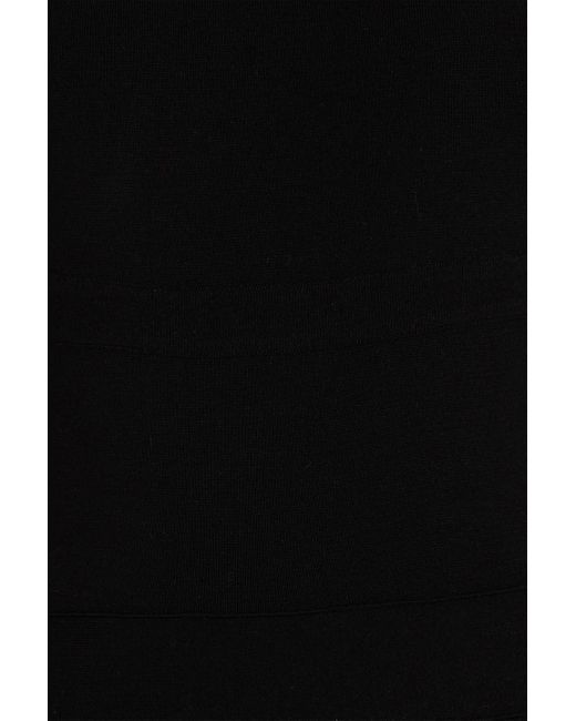 Zeynep Arcay Black Jumpsuit aus stretch-strick mit rückenausschnitt