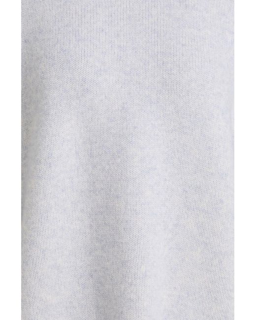 Loulou de Saison Gray Safi Merino Wool And Cashmere-Blend Sweater